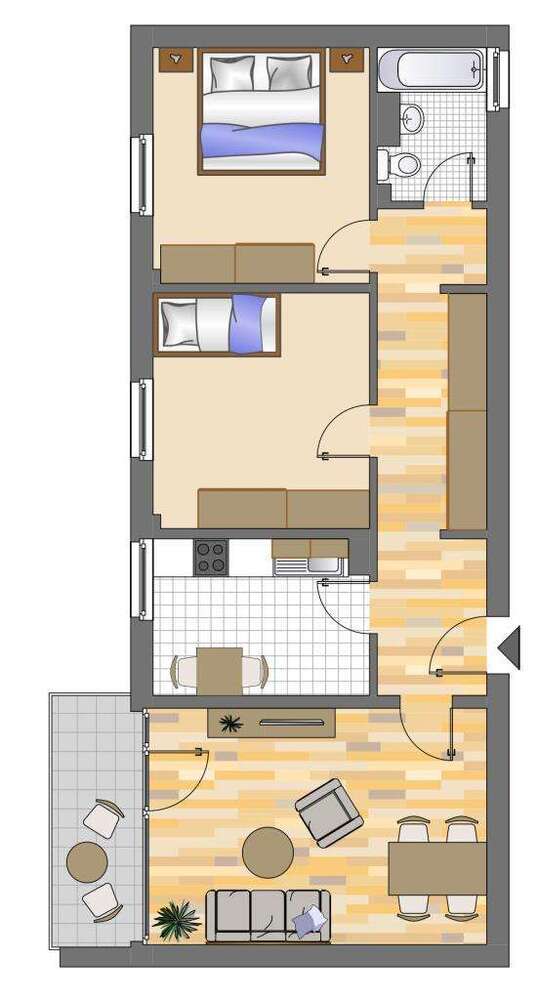 Wohnung zum Mieten in Neuss 709 € 71.19 m²