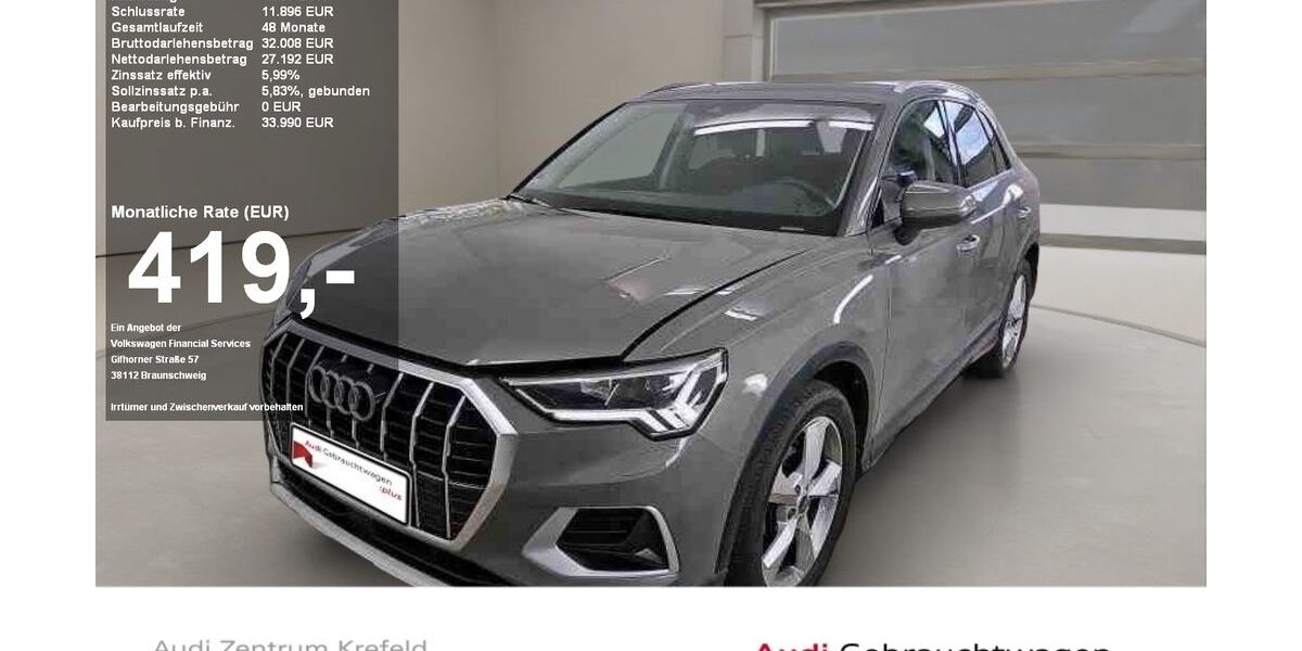 Audi Q3 33.801 km 33.678 &euro; Krefeld 47805
