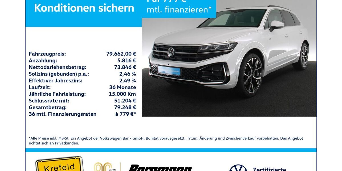 VW Touareg 21.092 km 78.993 &euro; Krefeld 47803