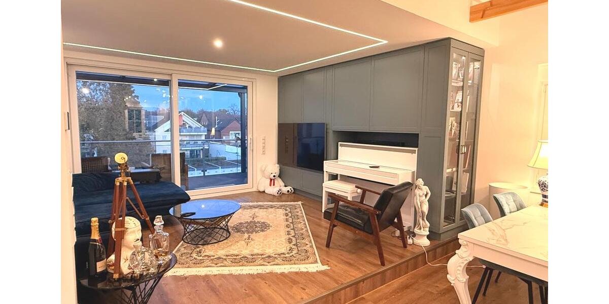 Exklusive, vollmöblierte Penthouse-Wohnung mit luxuriöser Ausstattung nahe Düsseldorf 3.5 zimmer