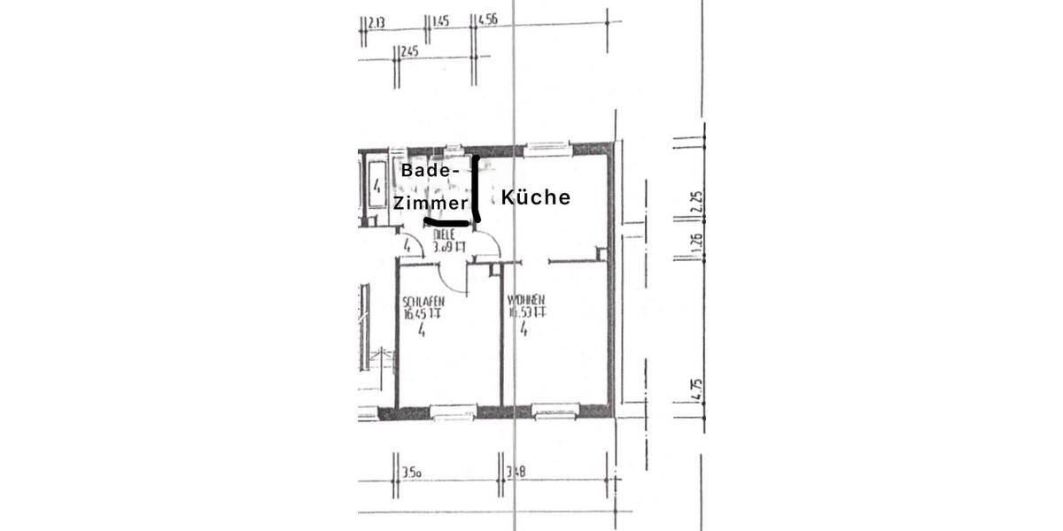 Kernsanierte 2 Zimmer Wohnung 2 zimmer