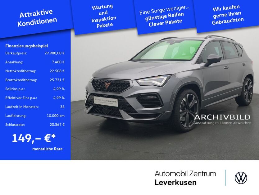 Cupra Ateca 22.658 km 29.988 € Leverkusen 51379