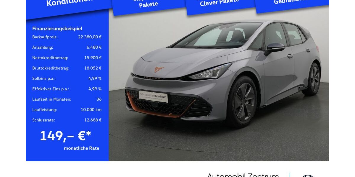 Cupra Born 28.270 km 21.680 &euro; Leverkusen 51379
