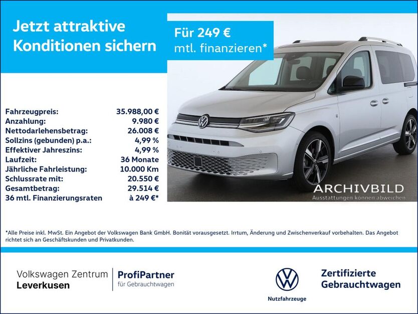 VW Caddy 6.445 km 35.988 € Leverkusen 51379
