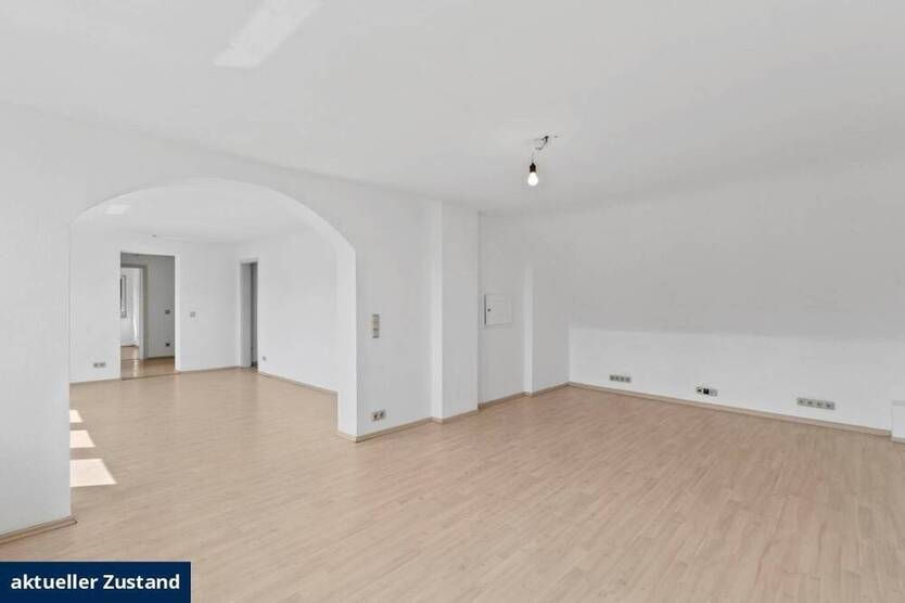 Haus-Feeling pur: 5-Zimmer-Wohnung mit Dachterrasse, eigenem Eingang & Garage