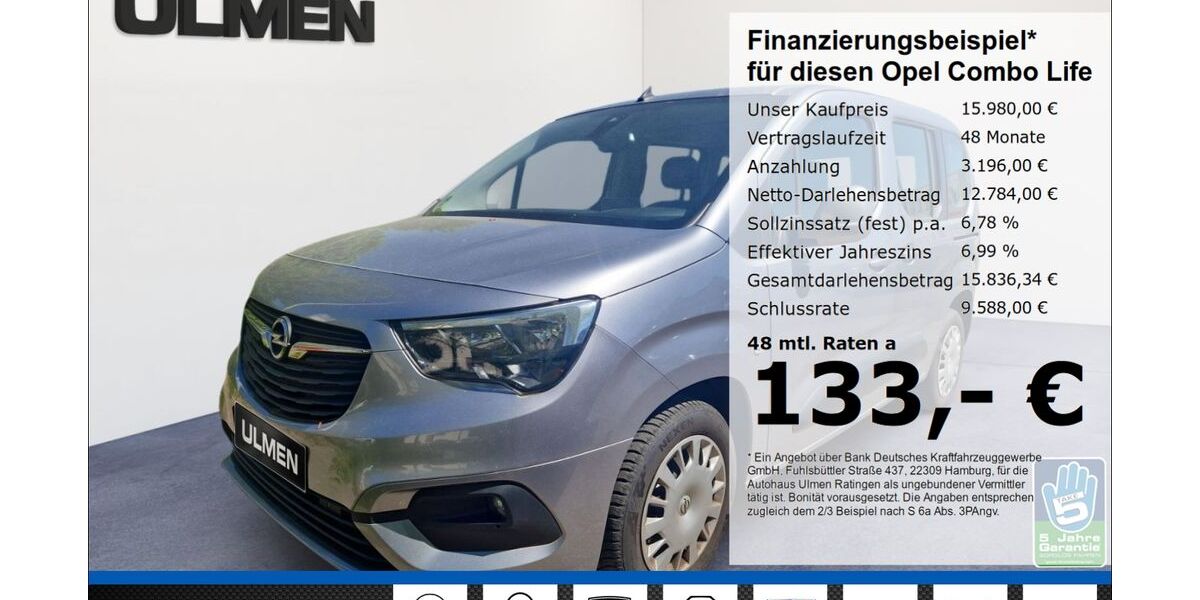 Opel Combo Life 73.395 km 14.680 &euro; Ratingen 40880