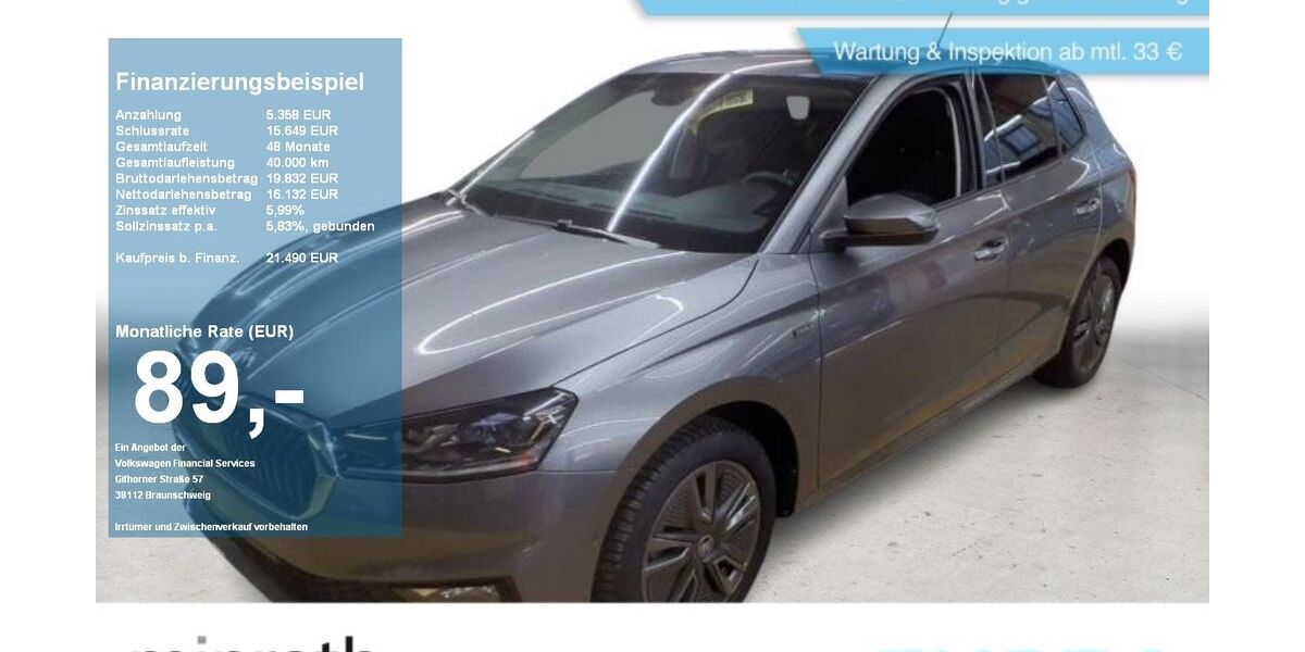 Skoda Fabia 23.689 km 20.710 &euro; Moers 47441
