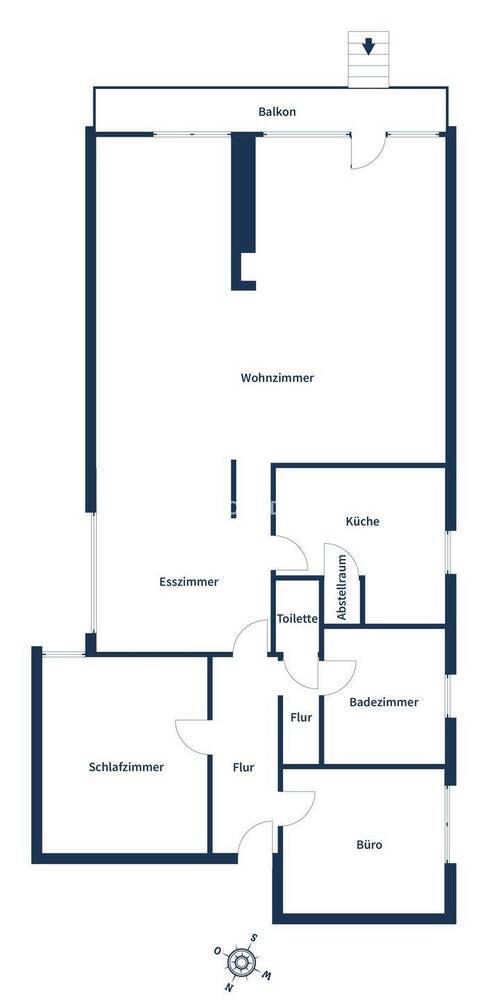 Modernisierte Erdgeschoßwohnung mit Kamin, Massagedusche & privatem Garten - Wohnen mit Stil