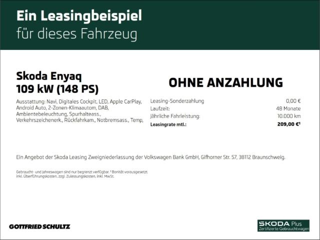 Skoda Enyaq 14.647 km 22.450 &euro; Neuss 41460