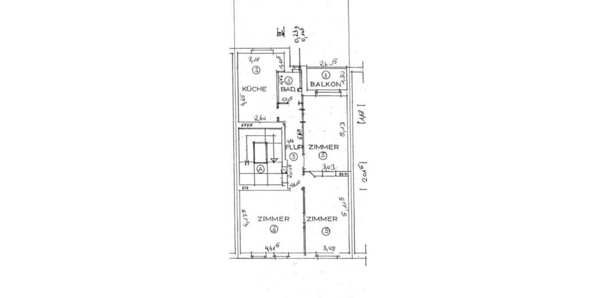 Etagenwohnung Mönchengladbach Süd - 3 Zimmer, 74 m&sup2;, 189.000&euro; | Angebot:27045407