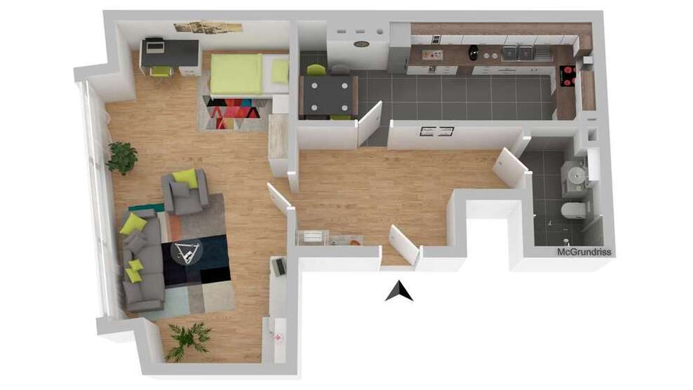Wohnung zum Mieten in Wuppertal 749 € 60 m²