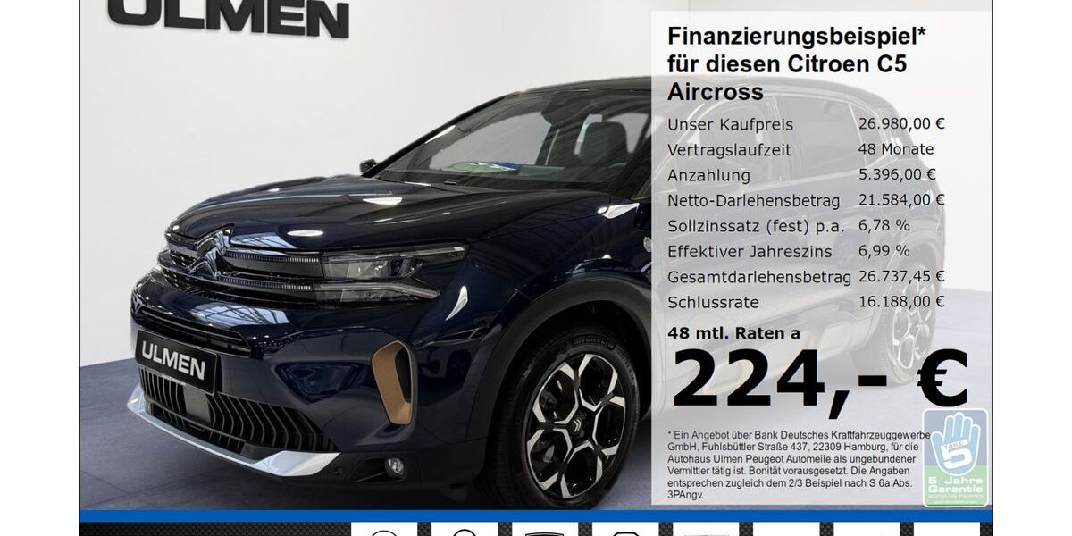 Citroen C5 Aircross 6.340 km 24.980 &euro; Düsseldorf 40233