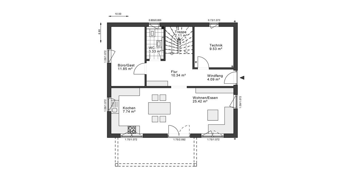 Einfamilienhaus Leichlingen (Rheinland) - 4 Zimmer, 152 m&sup2;, 1.950&euro; | Angebot:26663250