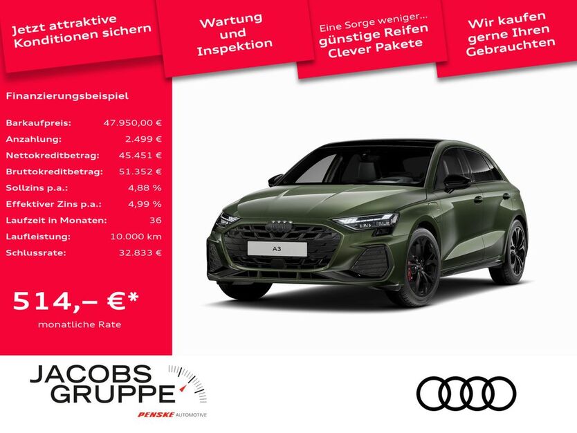 Audi A3 6.666 km 47.950 € Bergheim 50126