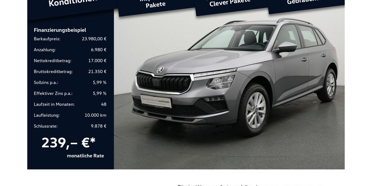 Skoda Kamiq 1.001 km 23.980 &euro; Leverkusen 51379