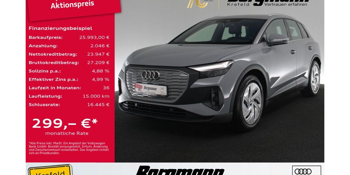 Audi Q4 e-tron 47.444 km 25.993 &euro; Krefeld 47803