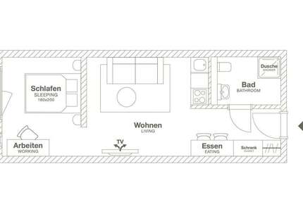 Zimmer Leverkusen Opladen - 1 Zimmer, 1.590&euro; | Angebot:25530418