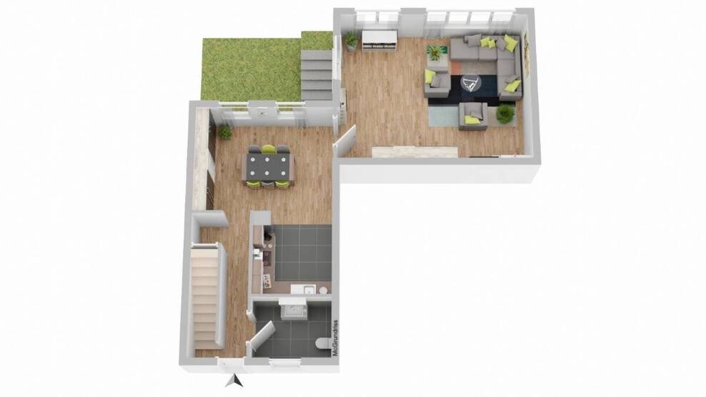 Altbau-Charme trifft auf Anbau aus 1995!