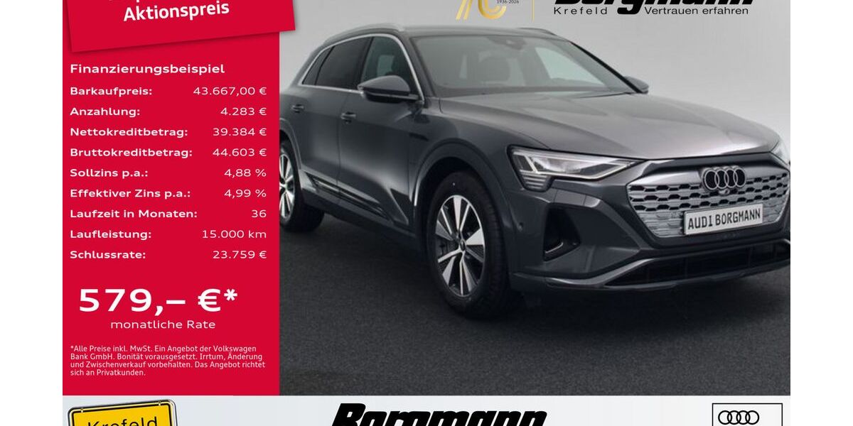 Audi Q8 e-tron 34.000 km 43.667 &euro; Krefeld 47803