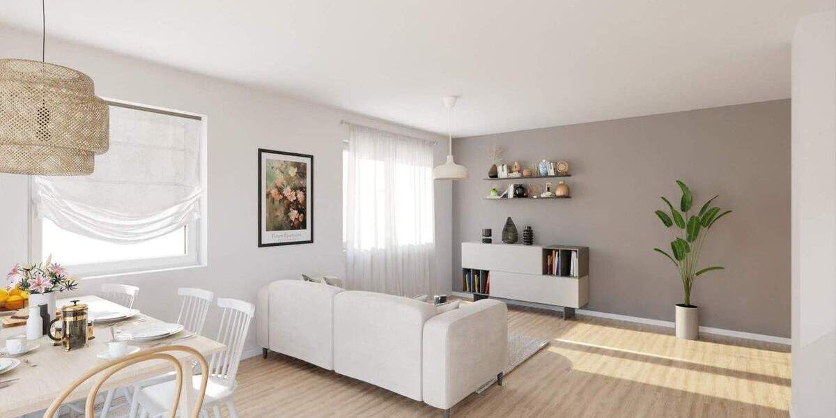 Terrassenwohnung Düsseldorf Benrath - 2 Zimmer, 67 m&sup2;, 399.900&euro; | Angebot:23824211