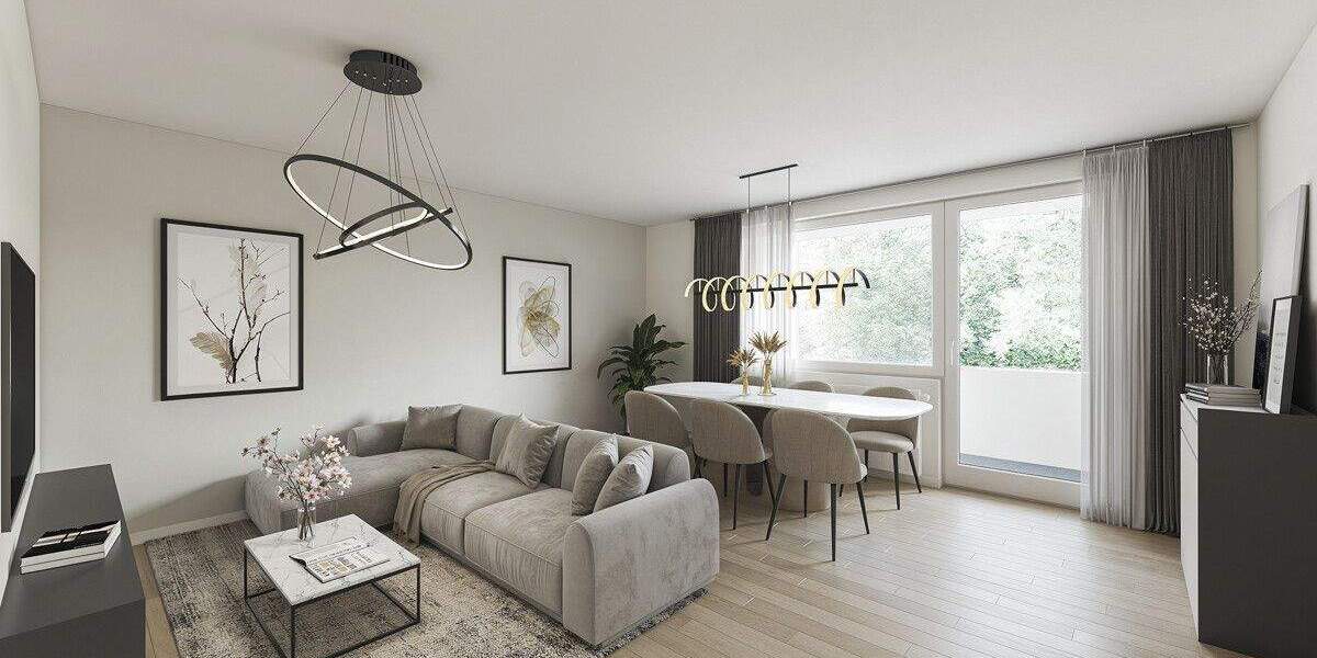 Etagenwohnung Düsseldorf / Unterbach Unterbach - 3 Zimmer, 76 m&sup2;, 249.000&euro; | Angebot:25413214