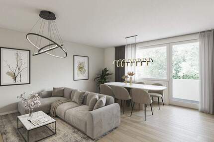 Wohnung Düsseldorf / Unterbach Unterbach - 3 Zimmer, 76 m&sup2;, 249.000&euro; | Angebot:25413214