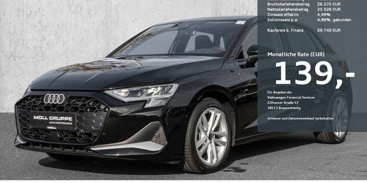 Audi A3 25.000 km 29.740 &euro; Düsseldorf 40474