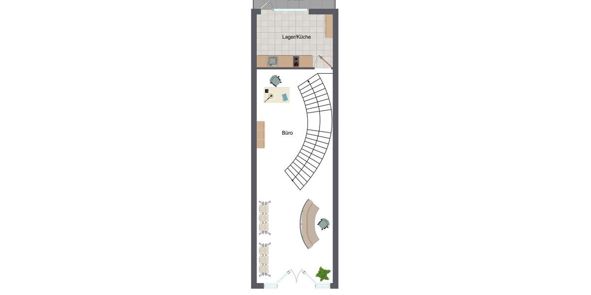 Viel Platz für Ihre Ideen – Büro oder Laden in bester Lage zimmer