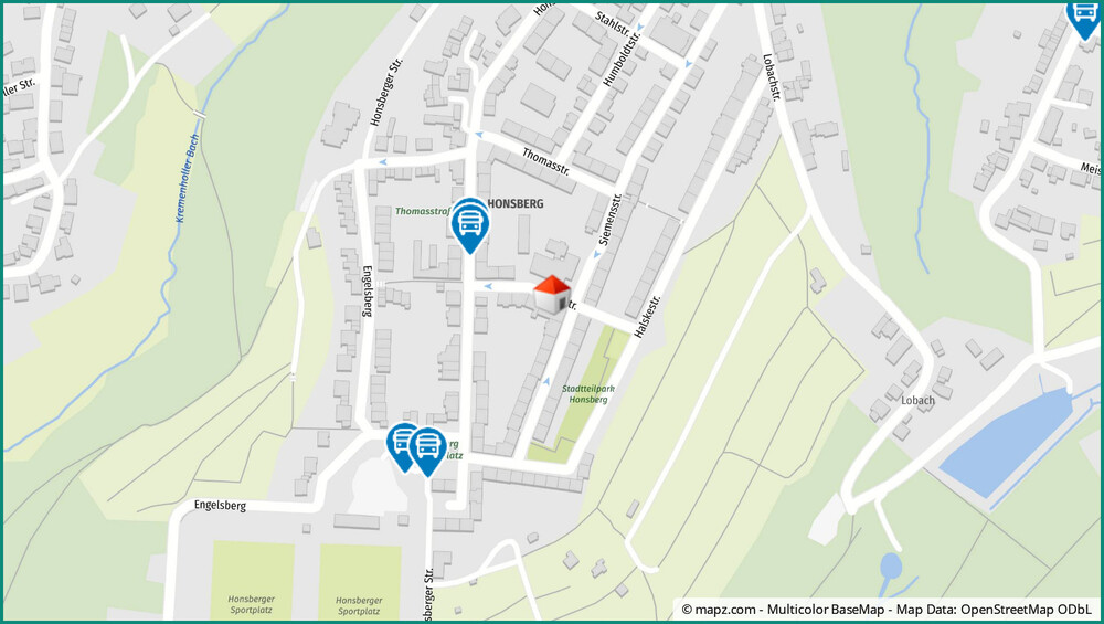 VERMIETETE TANZSCHULE ALS TOP KAPITALANLGE IN REMSCHEID-HONSBERG - Haus Remscheid / Honsberg Honsberg | Angebot:26231142