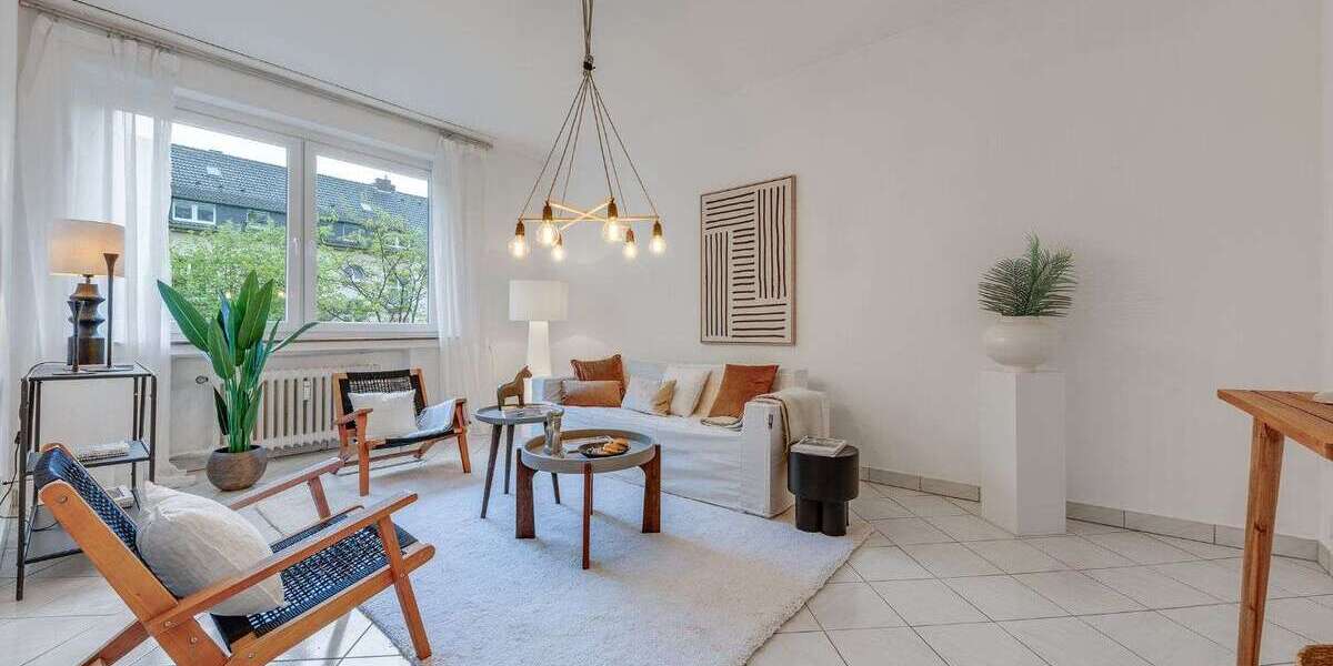 Etagenwohnung Düsseldorf Pempelfort - 2 Zimmer, 59 m&sup2;, 299.000&euro; | Angebot:26586247