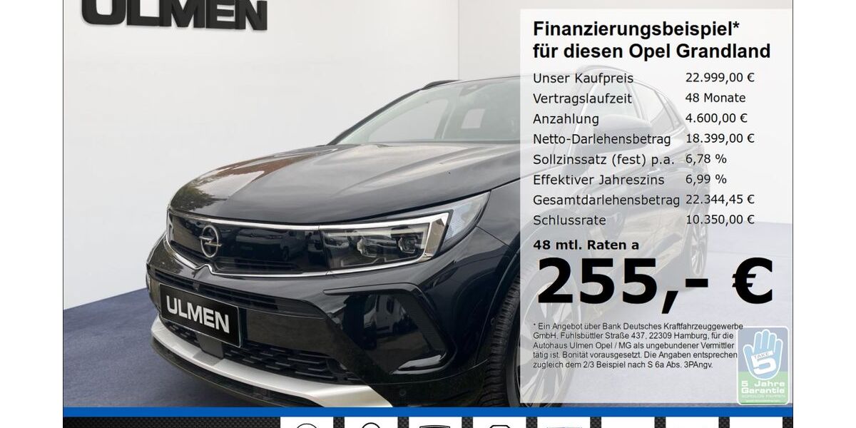Opel Grandland (X) 33.735 km 22.444 &euro; Düsseldorf 40231