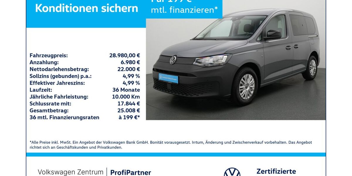 VW Caddy 13.818 km 26.980 &euro; Leverkusen 51379
