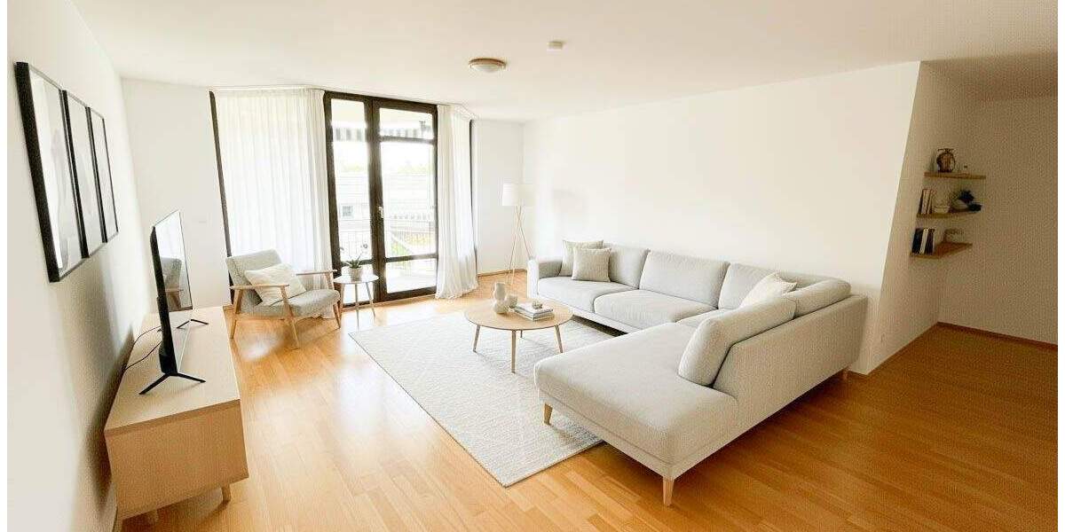 Wohnen im Grünen: 3 Zimmer Wohnung mit Balkon im Zooviertel 3 zimmer