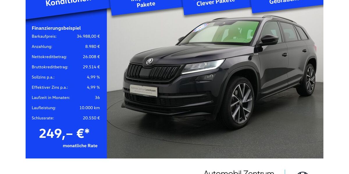 Skoda Kodiaq 78.704 km 34.988 &euro; Leverkusen 51379