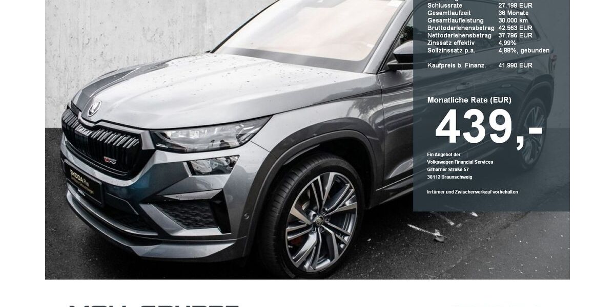 Skoda Kodiaq 83.019 km 41.990 &euro; Düsseldorf 40549