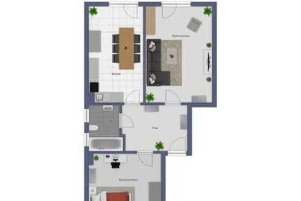 Wohnung Düsseldorf Stadtbezirk 8 - 2 Zimmer, 57 m&sup2;, 912&euro; | Angebot:25590540