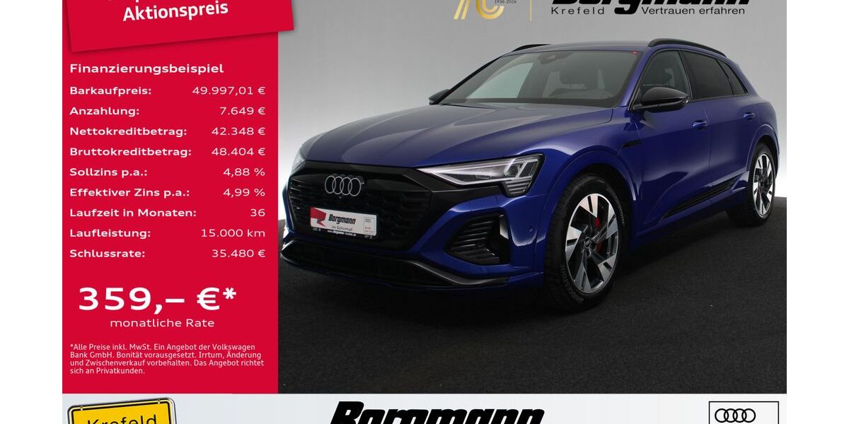 Audi Q8 e-tron 51.202 km 48.997 &euro; Krefeld 47803