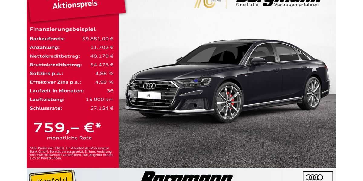 Audi A8 81.483 km 59.881 &euro; Krefeld 47803