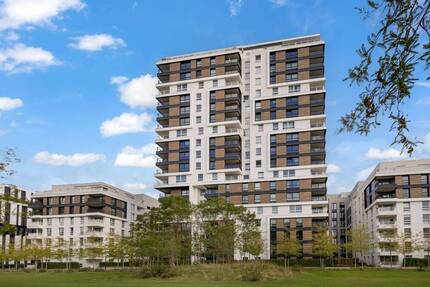 Modernes Wohnen im Pandion le Grand - exklusive 3-Zimmer-Wohnung mit Balkon und Parkblick