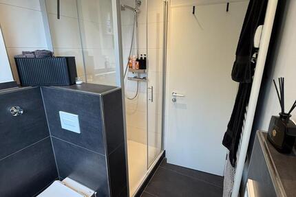 3-Zimmer-Wohnung, EG, teilmöbliert (Küche + großer Einbauschrank)