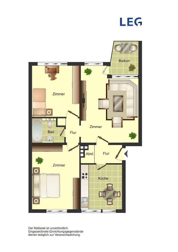Wohnung zum Mieten in Köln 904 € 67.94 m²