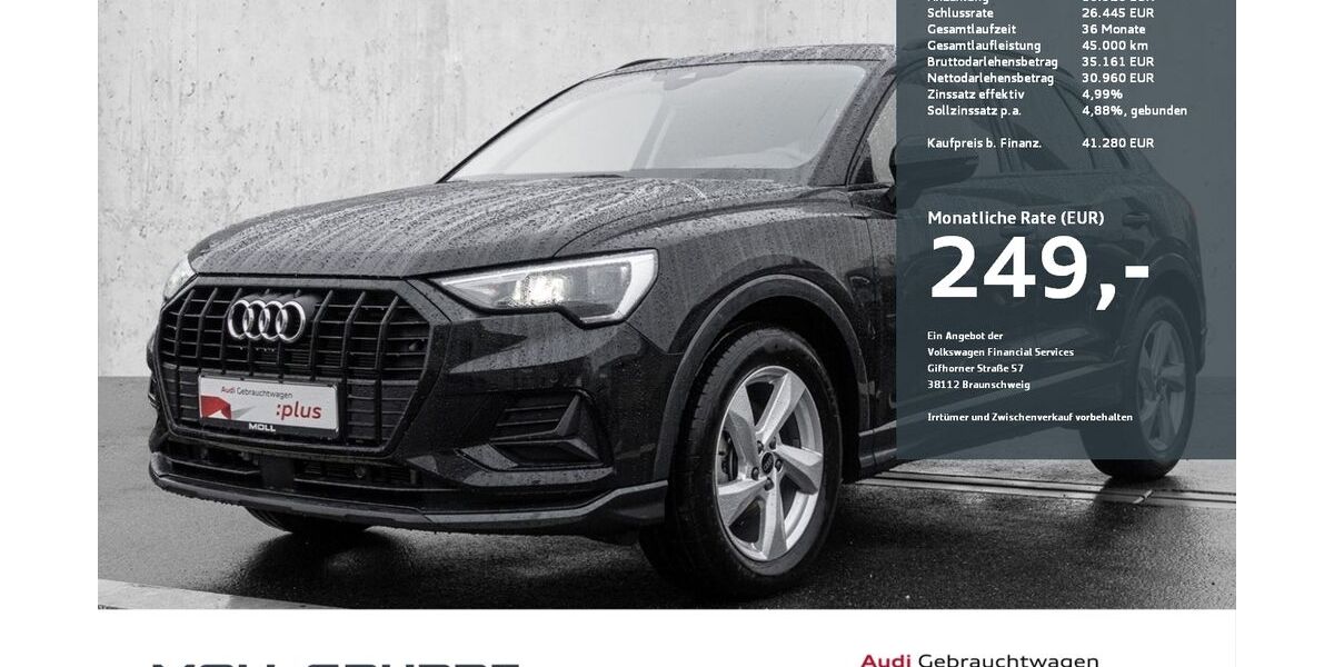 Audi Q3 8.640 km 40.840 &euro; Düsseldorf 40549