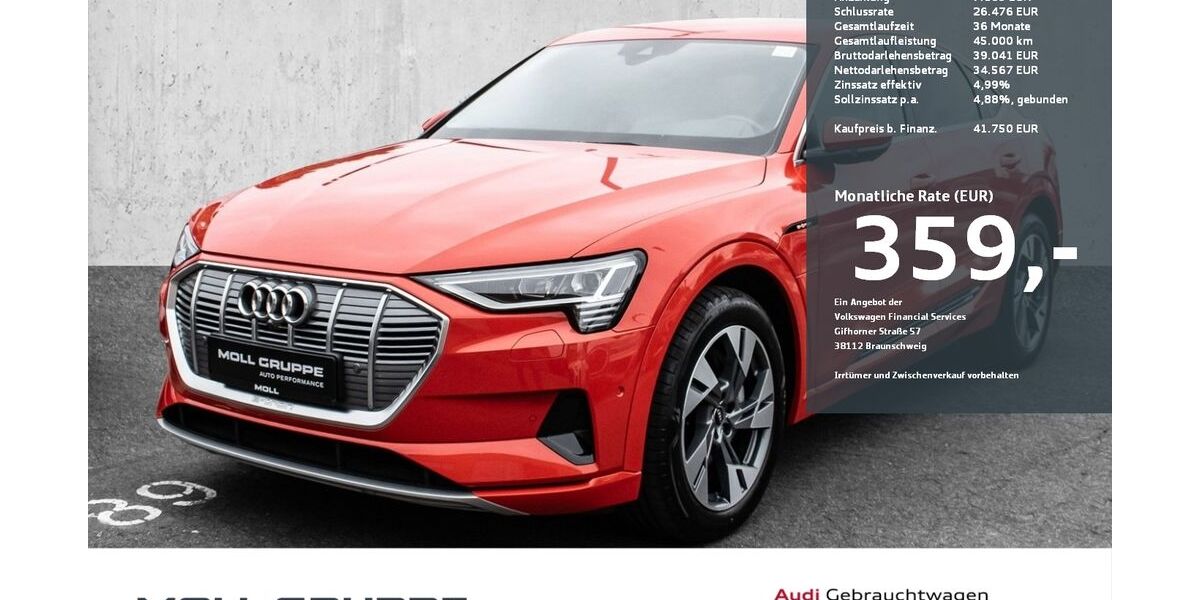 Audi e-tron 26.630 km 38.980 &euro; Düsseldorf 40474