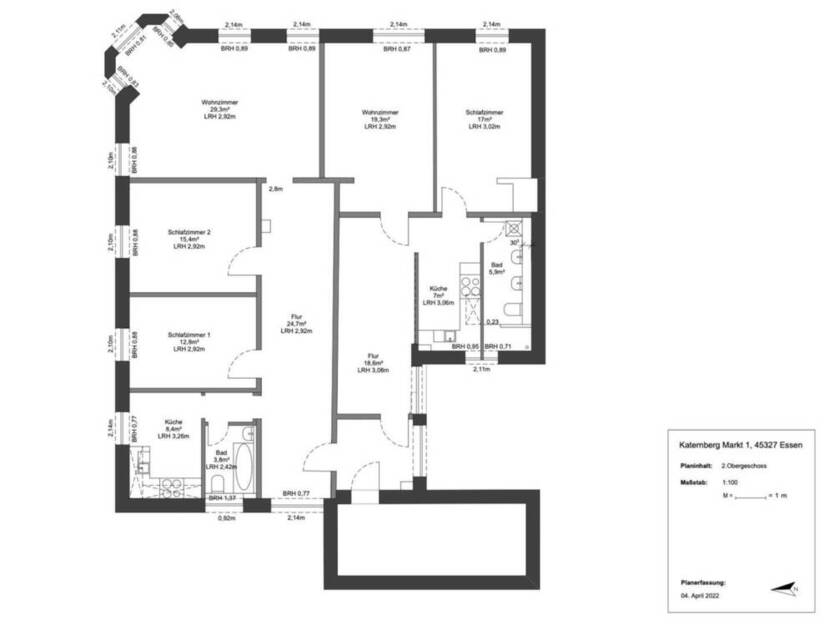 Modernisierte 3-Zimmer-Dachgeschoßwohnung