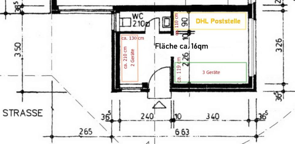 Vendingautomaten - Ladenlokal – Neuss-Grefrath zimmer