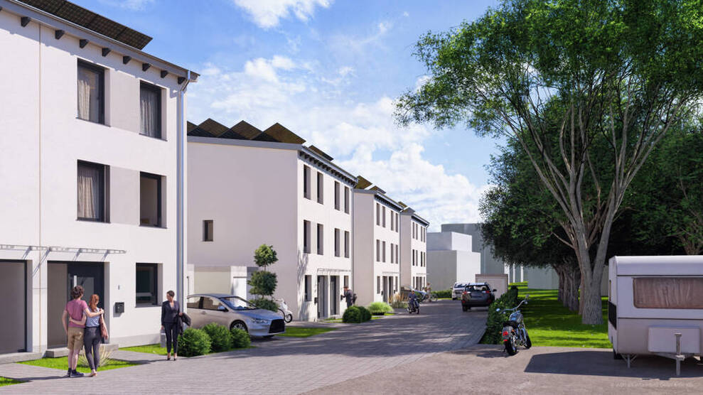Klimafreundliches Neubauprojekt in Essen-Burgaltendorf mit großzügigen Gärten und Dachterrassen