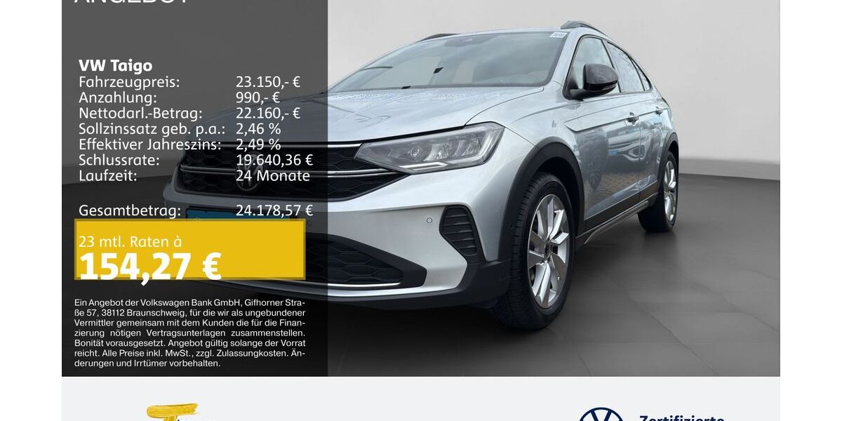 VW Taigo 25.916 km 22.870 &euro; Oberhausen 46047