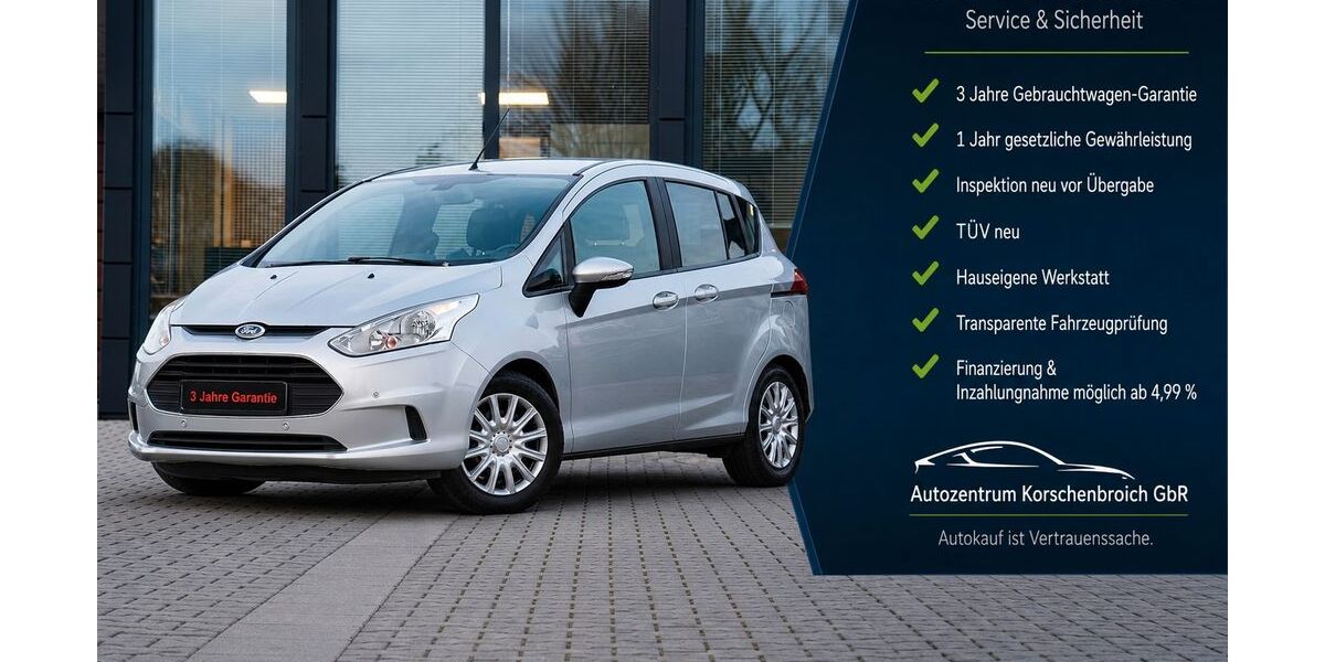 Ford B-Max 92.000 km 10.980 &euro; Korschenbroich 41352