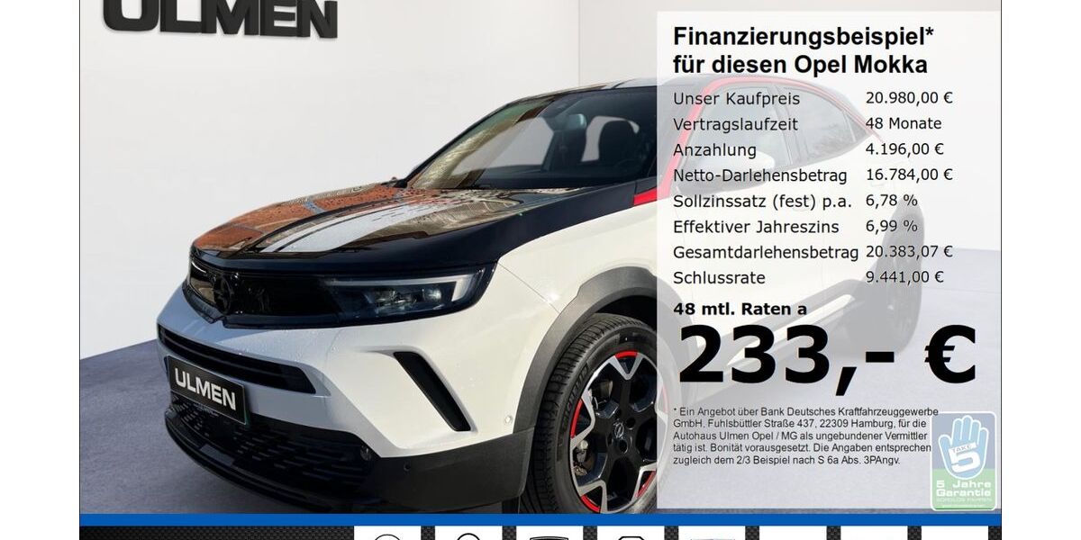 Opel Mokka 38.305 km 20.980 &euro; Düsseldorf 40231