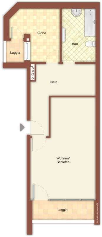 Wohnung zum Mieten in Mönchengladbach 219,19 € 54 m²